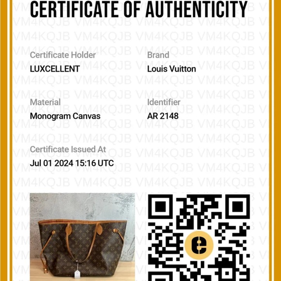 Authentic Louis Vuitton Neverfull MM Tote Monogram Canvas Red Interior w/ COA - Picture 16 of 16